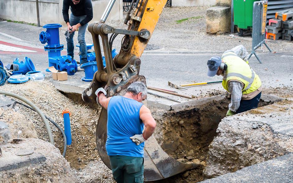 canalisation egout Nanterre